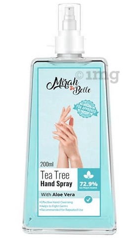 Mirah Belle Hand Spray Sanitizer (200ml Each) Tea Tree with Aloe Vera