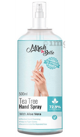Mirah Belle Hand Spray Sanitizer (500ml Each) Tea Tree with Aloe Vera