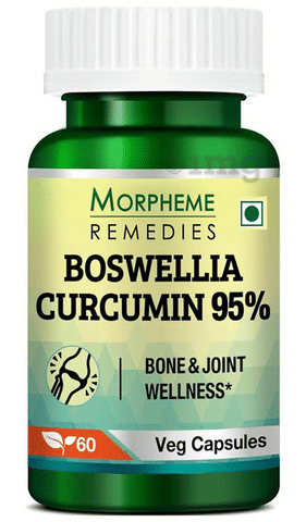 Morpheme Remedies Boswellia Curcumin 95% Veg Capsules