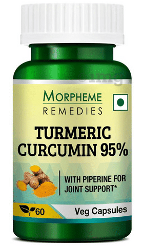 Morpheme Turmeric Curcumin 95% Veg Capsules
