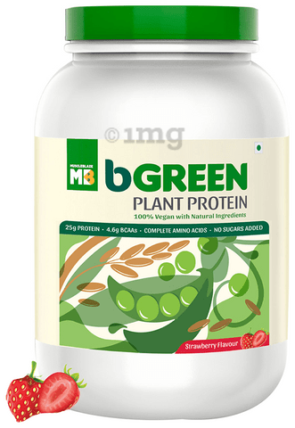 MuscleBlaze bGreen Plant Protein Strawberry