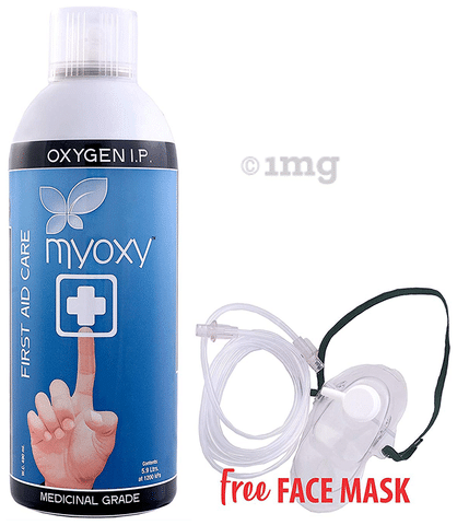 MyOxy Portable Oxygen Can with Face mask Free