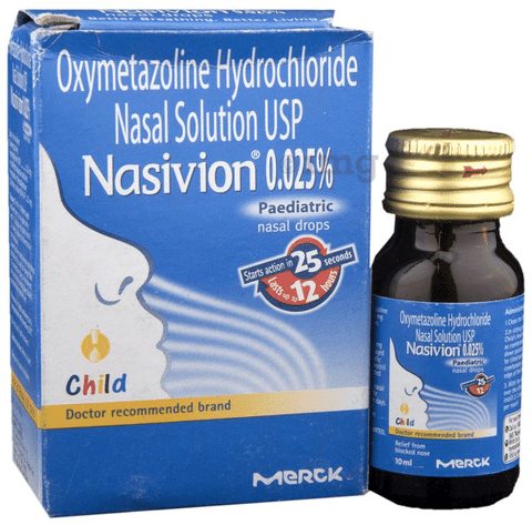 Nasivion 0.025% Paediatric Nasal Drops
