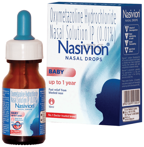 Nasivion Mini 0.01% Nasal Drops