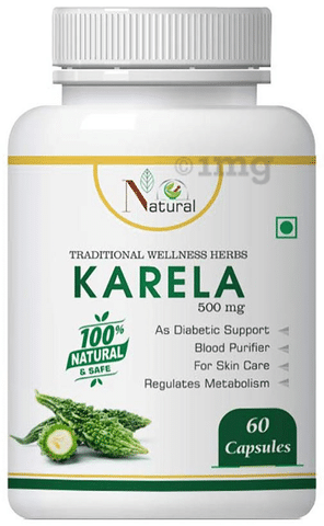 Natural Karela 500mg Capsule