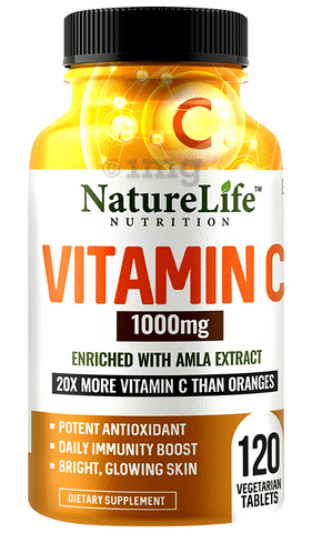 Nature Life Nutrition Vitamin C 1000mg Vegetarian Tablet