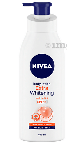 Nivea Extra Whitening Cell Repair Body Lotion SPF 15 For All Skin Type