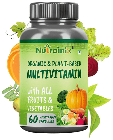 Nutrainix Organic & Plant-Based Multivitamin Vegetarian Capsule