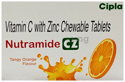 Nutramide CZ Chewable Tablet Tangy Orange