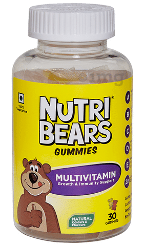 NutriBears Multivitamin Growth & Immunity Support Gummies Gummy
