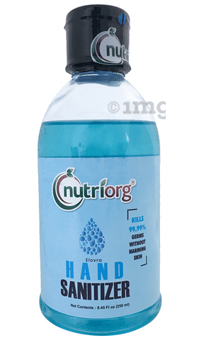 Nutriorg Elovra Liquid Hand Sanitizer (250ml Each)