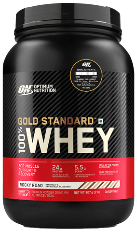 Optimum Nutrition (ON) Gold Standard 100% Whey Protein Isolate Powder Rocky Road