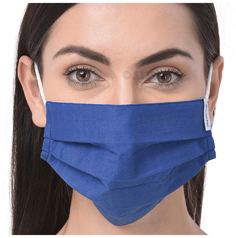 OrchidPlus 6 Ply Protect Face Mask Universal Royal Blue