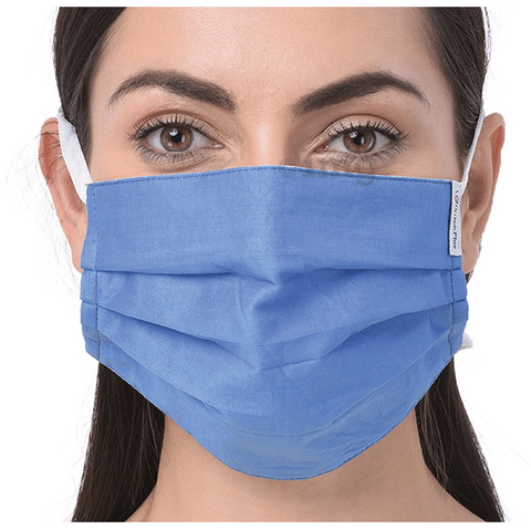 OrchidPlus 6 Ply Protect-T Face Mask Universal Aqua Blue