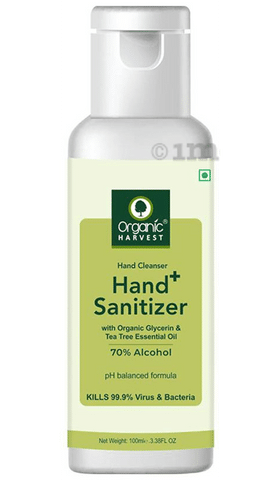 Organic Harvest Hand Cleanser Hand+ Sanitizer (100ml Each)