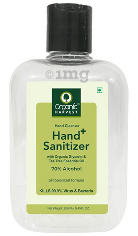 Organic Harvest Hand Cleanser Hand+ Sanitizer (250ml Each)