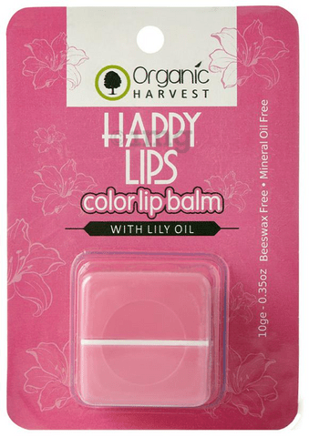 Organic Harvest Happy Lips Color Lip Balm Pink