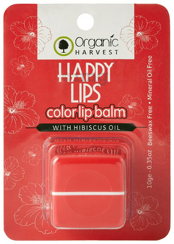 Organic Harvest Happy Lips Color Lip Balm Red