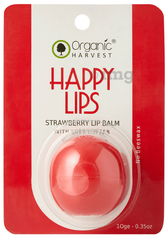 Organic Harvest Happy Lips Color Lip Balm Strawberry