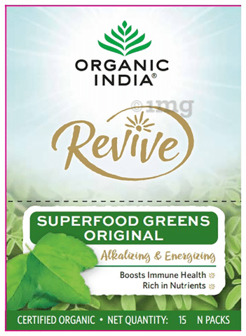 Organic India Revive Superfood Greens Original Sachet (5gm Each)