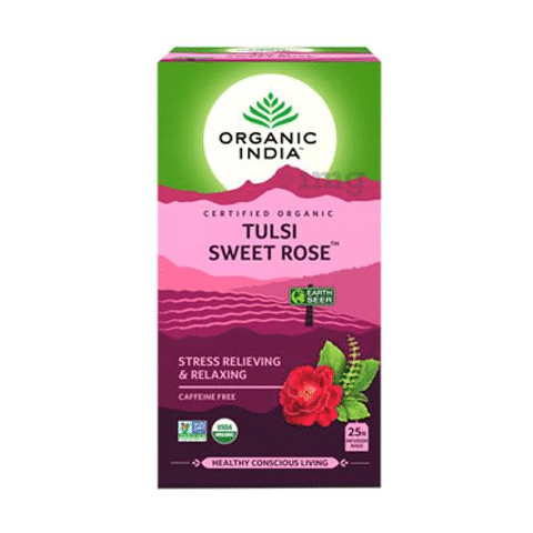 Organic India Tulsi Sweet Rose Tea