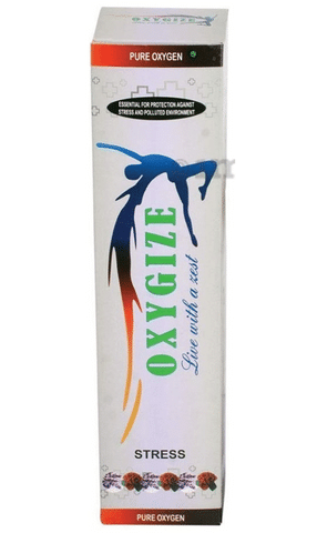 Oxygize Oxygen Cylinder with Inbuilt Mask (10litre) Stress