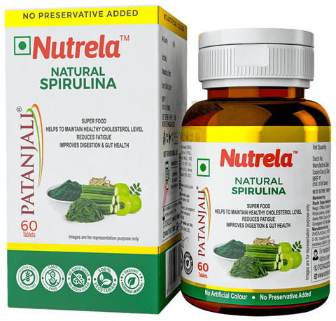 Patanjali Nutrela Natural Spirulina Tablet