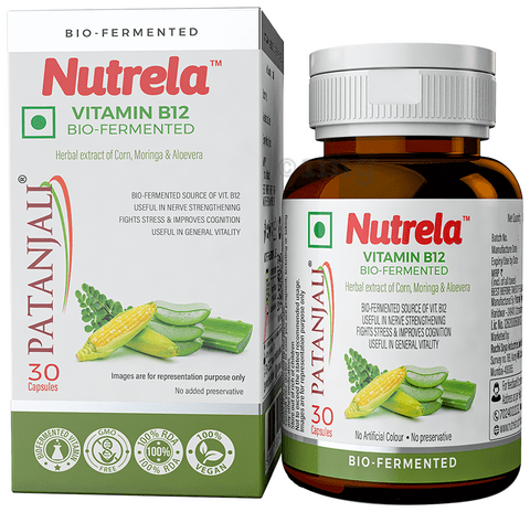 Patanjali Nutrela Vitamin B12 Bio-Fermented Capsule