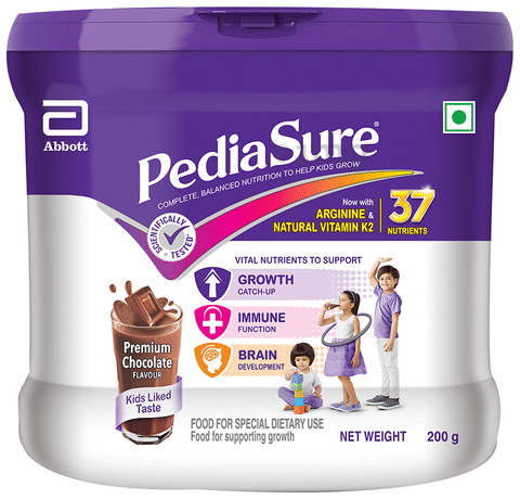 PediaSure Kids Nutrition Drink with Arginine & Natural Vitamin K2 Premium Chocolate for 2+