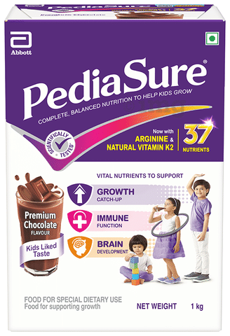 PediaSure Kids Nutrition Drink with Arginine & Natural Vitamin K2 Premium Chocolate for 2+