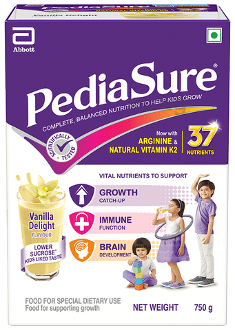 PediaSure Kids Nutrition Drink with Arginine & Natural Vitamin K2 Vanilla Delight for 2+