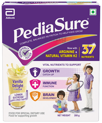 PediaSure Kids Nutrition Drink with Arginine & Natural Vitamin K2 Vanilla Delight for 2+