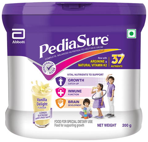 PediaSure Kids Nutrition Drink with Arginine & Natural Vitamin K2 Vanilla Delight for 2+