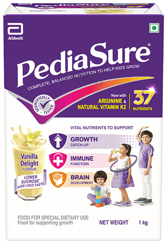 PediaSure Kids Nutrition Drink with Arginine & Natural Vitamin K2 Vanilla Delight for 2+