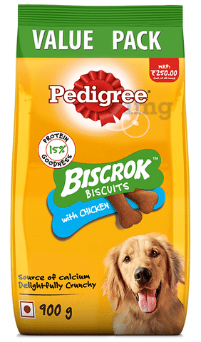 Pedigree Biscrok Biscuits for Dogs with Chicken