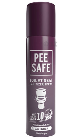 Pee Safe Toilet Seat Sanitizer Spray Lavender