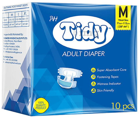 PH Tidy Adult Diaper Medium White