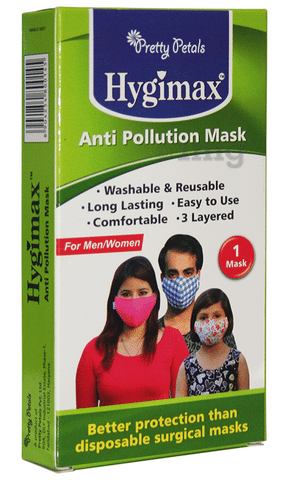 Pretty Petals Hygimax Anti Pollution Mask for Men/Women