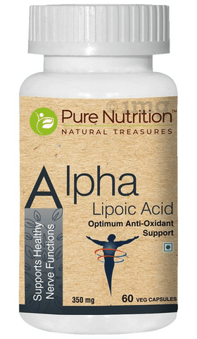 Pure Nutrition Alpha Lipoic Acid 350mg Veg Capsule