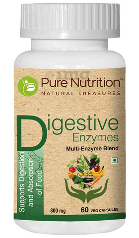 Pure Nutrition Digestive Enzymes 800mg Veg Capsule