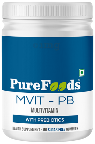 PureFoods Multivitamin Gummies Mixed Fruit Gluten Free