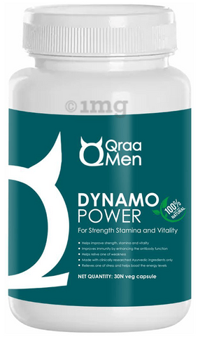 Qraa Men Dynamo Power Veg Capsule