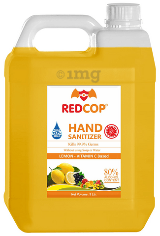 Redcop 80% Alcohol Content Hand Sanitizer Lemon-Vitamin C Based
