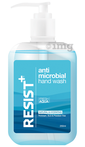 Resist+ Anti Microbial Hand Wash Fresh Aqua