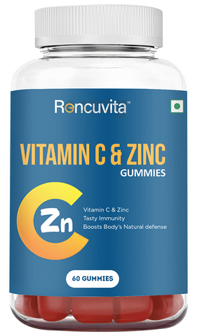 Roncuvita Vitamin C & Zinc Gummies Strawberry