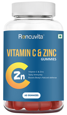 Roncuvita Vitamin C & Zinc Gummies Strawberry