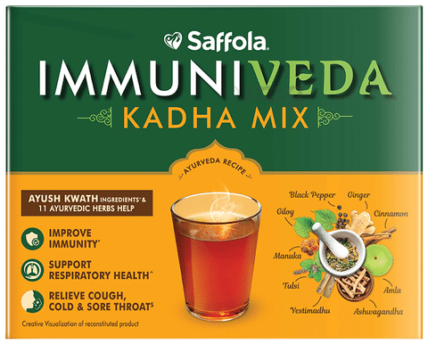 Saffola Immuniveda Kadha Mix (4gm Each)