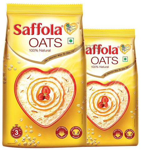 Saffola Oats 1kg with 400gm Free