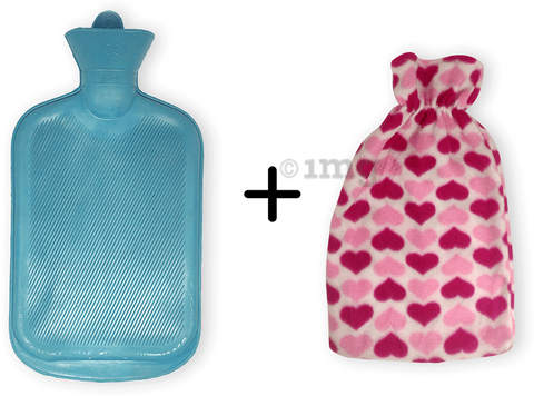 Sahyog Wellness Blue Hot Water Bottle/Bag with Cover-Cover Color May Vary