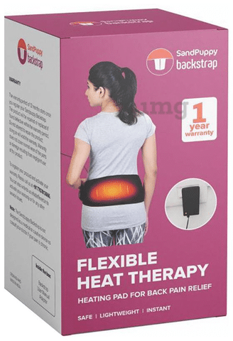 SandPuppy Backstrap Flexible Heat Therapy Heating Pad